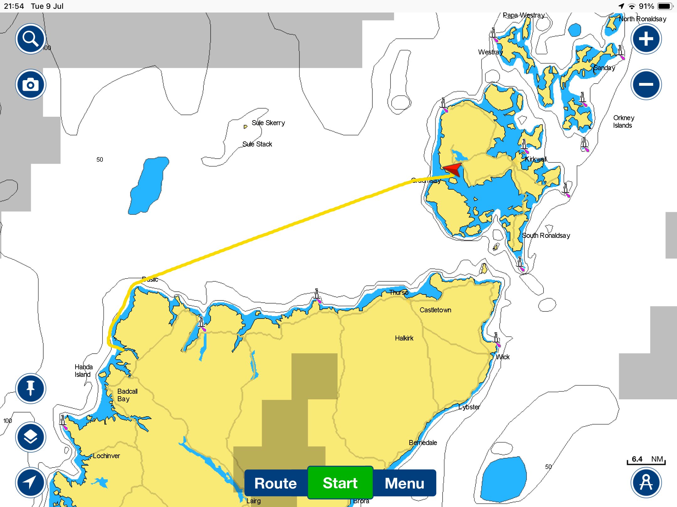 Read more about the article 4th July to 7th July – Ullapool to The Orkneys